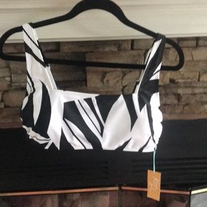 Kona Sol banana tree leaf bikini top